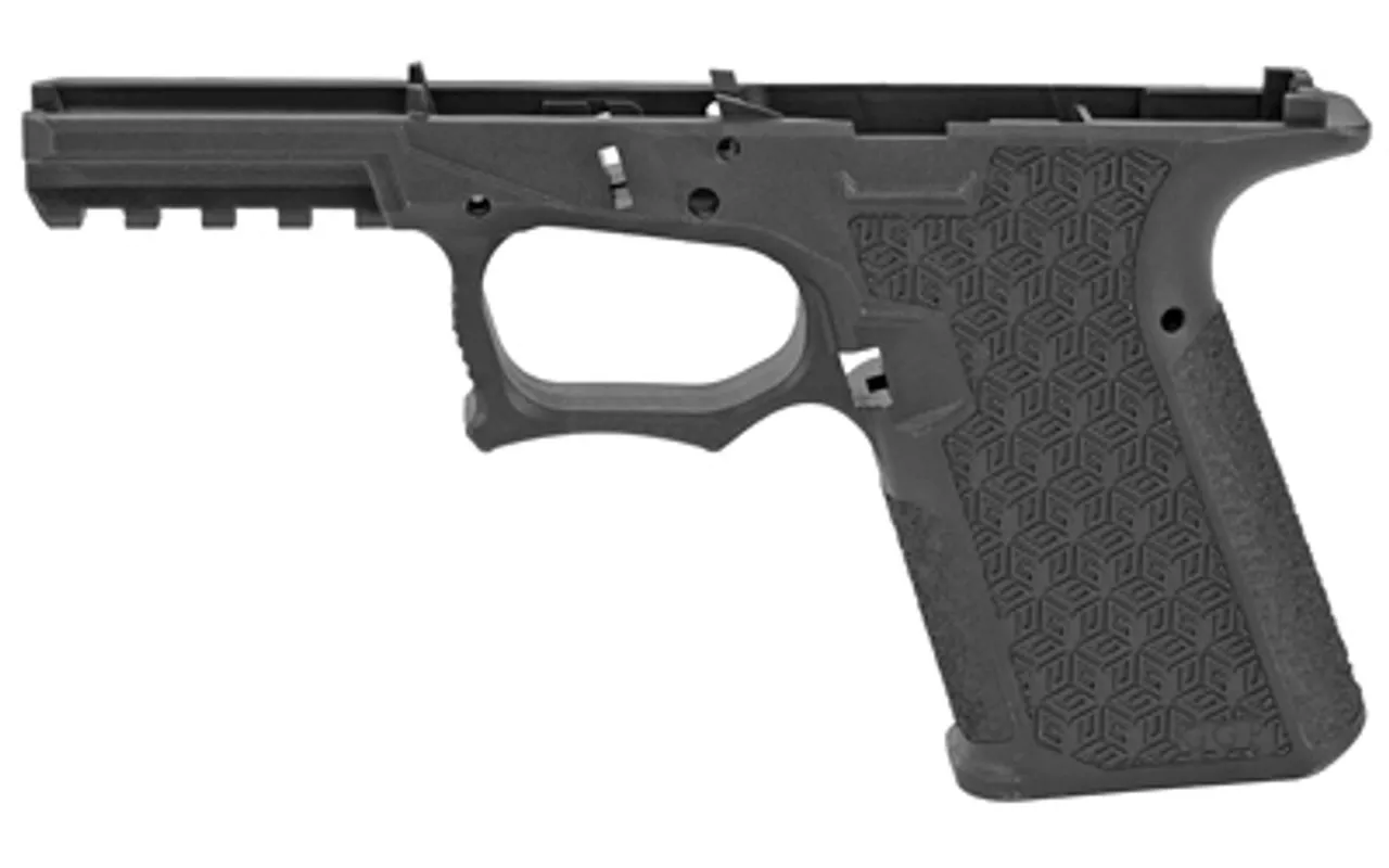 Grey Ghost Precision Stripped Polymer Pistol Frame, Compact Size, Black