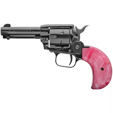 Heritage Rough Rider 22LR Revolver 3.5" Barrel Pink Pearl Grip