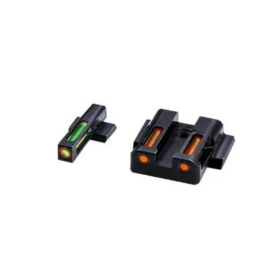 Hi-Viz LiteWave H3 Handgun Sight Set for S&W M&P Green/Orange