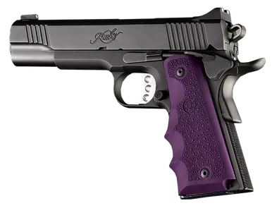 Hogue Grip 45006 Cobblestone Purple Rubber 1911 Government