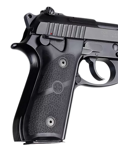 Hogue Grip Panels for Taurus PT-99, PT-92, PT-100, PT-101 Black Rubber