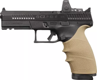 Hogue HandAll Grip Sleeve CZ P-10 9mm FDE