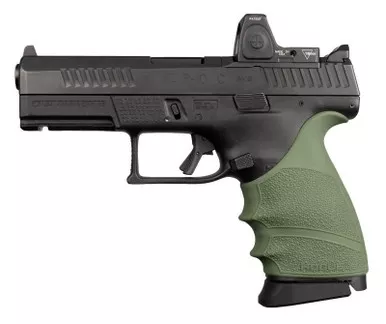 Hogue HandAll Grip Sleeve CZ P-10 Compact 9mm OD Green