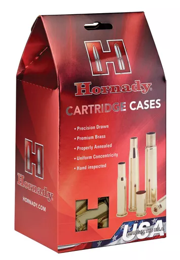 Hornady Unprimed Brass Cases .260 Rem 50/Box