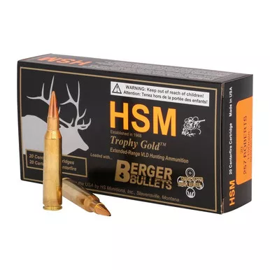HSM Ammo 257 Roberts Ammo 115 Grain VLD Box of 20