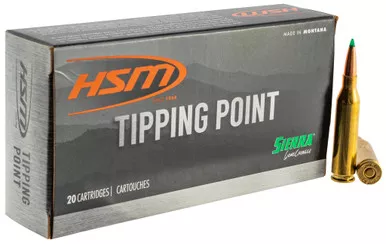 HSM Tipping Point 2 .30-06 Springfield Ammo 165 Grain SST Box of 20