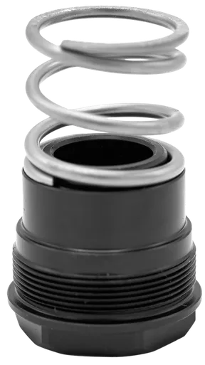 Huxwrx 1836 3-Lug Adapter 9mm 1/2x28 Steel Black Nitride
