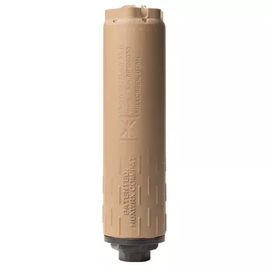 Huxwrx Flow 9K Suppressor 9mm Titanium Flat Dark Earth