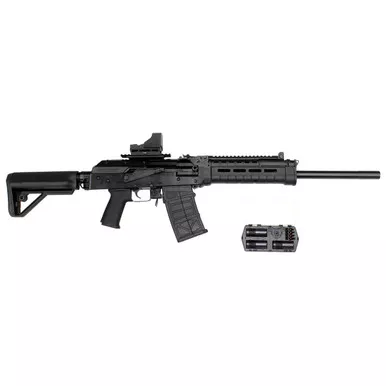 JTS Group JTSM12AK-T2 Semi Automatic 12 Gauge Shotgun 18.7" Black Barrel