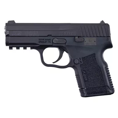Kahr X9 9mm Luger Pistol 3.54" Barrel 10+1 Rounds Black