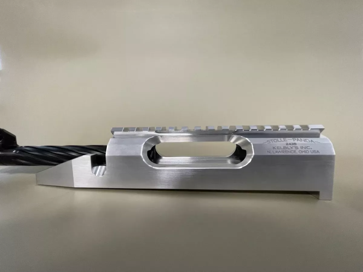 Kelbly RB DP F-Class Panda Action Short Action Right Bolt (Black Nitride) Dual Port .308 Boltface