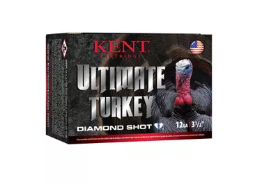 Kent Cartridge Ultimate Diamond Shot Turkey 12 Gauge Ammo 3 1/2" 2 1/4 oz 1200 fps Box of 10