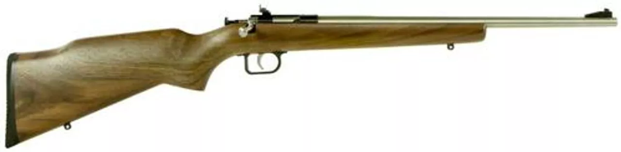 Keystone Crickett Adult 22LR, 16″, Walnut Stock, SS