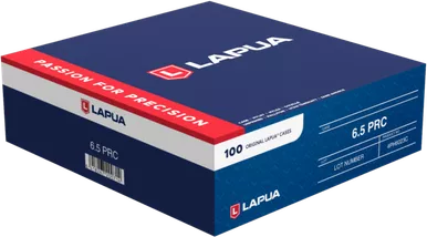 Lapua 6.5 PRC Brass Cartridge Cases (Unprimed) – 100 Count