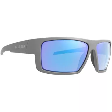 Leupold Switchback Sunglasses Matte Grey Frame Blue Mirror Lens