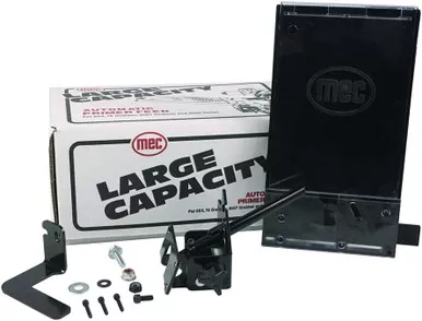 Mec Large Capacity Progressive Primer Feed Kit Holds 200+ Primers - Black