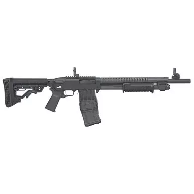 Mossberg 590RM Mag-Fed Pump 12 Gauge Shotgun 18.5" Black Barrel Black Pistol Grip