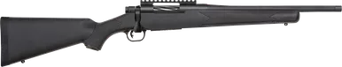 Mossberg Patriot Carbine Bolt Action Rifle 22-250 Remington 18" Matte Blued Threaded Barrel Matte Blued Receiver Black Synthetic Stock