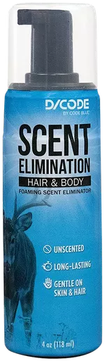 Moultrie D/CODE Unscented Hair & Body Foam 4 oz