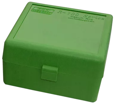 MTM Case-Gard RS100 Rifle Ammo Box 100-Round Green