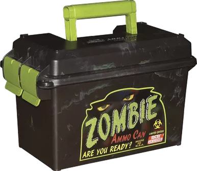 MTM Limited Edition Zombie 50 Caliber Ammo Can Polymer Black