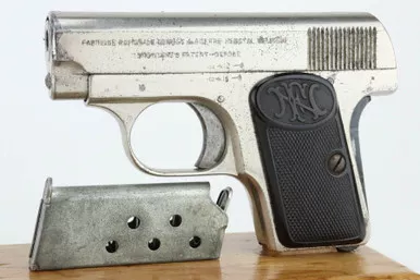 Nickel FN Browning Model 1905