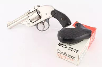 Nickeled Iver Johnson Top Break .38 Revolver
