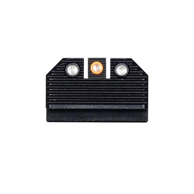 Night Fision Optics Ready Stealth Night Sight Set Glock 43x MOS Orange Front Black Rear
