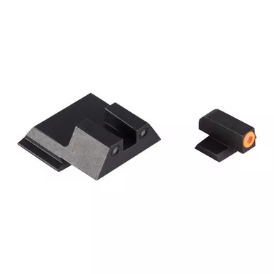 Night Fision S&W M&P Shield Perfect Dot Night Sight Green Tritium Orange Outline