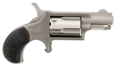 North American Arms 22 LR Mini-Revolver Carry Combo 1.13" Barrel Stainless Steel 5 Round Black Rubber Grip