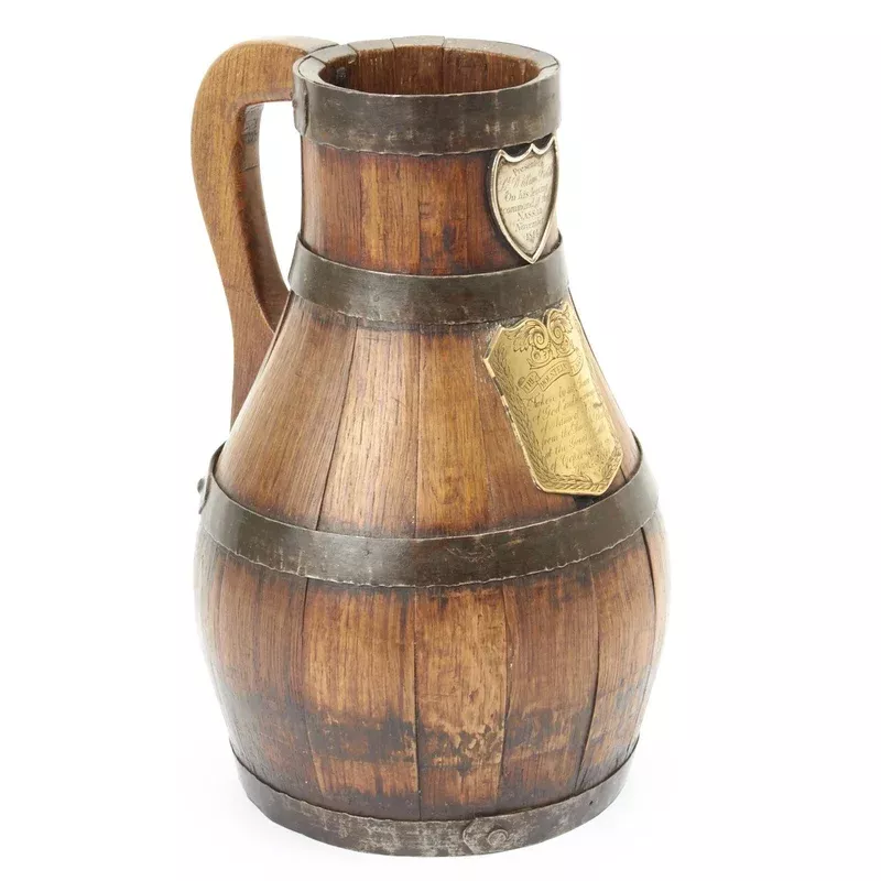 Original Danish Beer Flagon Taken at the Battle of Copenhagen in 1801