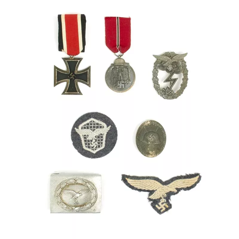 Original German WWII Luftwaffe Medal and Insignia Grouping
