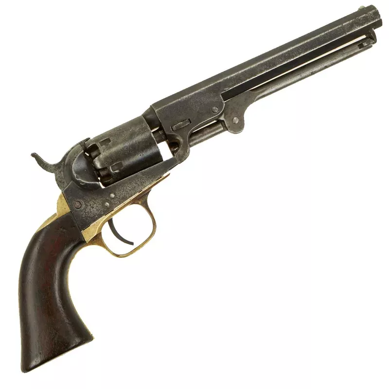 Original U.S. Civil War Colt M1849 .31cal 6″ Barrel Pocket Percussion Revolver made in 1863 – Matching Serial 246931