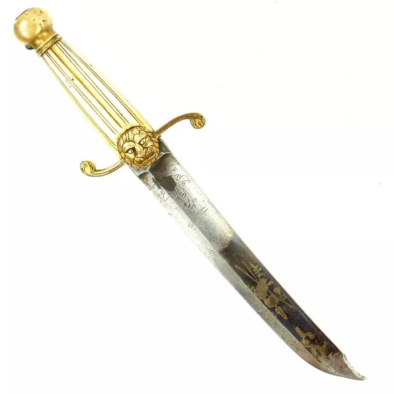 Original U.S. War of 1812 Era Officer’s Officer’s Saber Converted to Naval Dirk – marked Niagara 1813