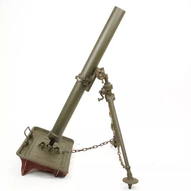 Original U.S. WWII M1 81mm Display Mortar
