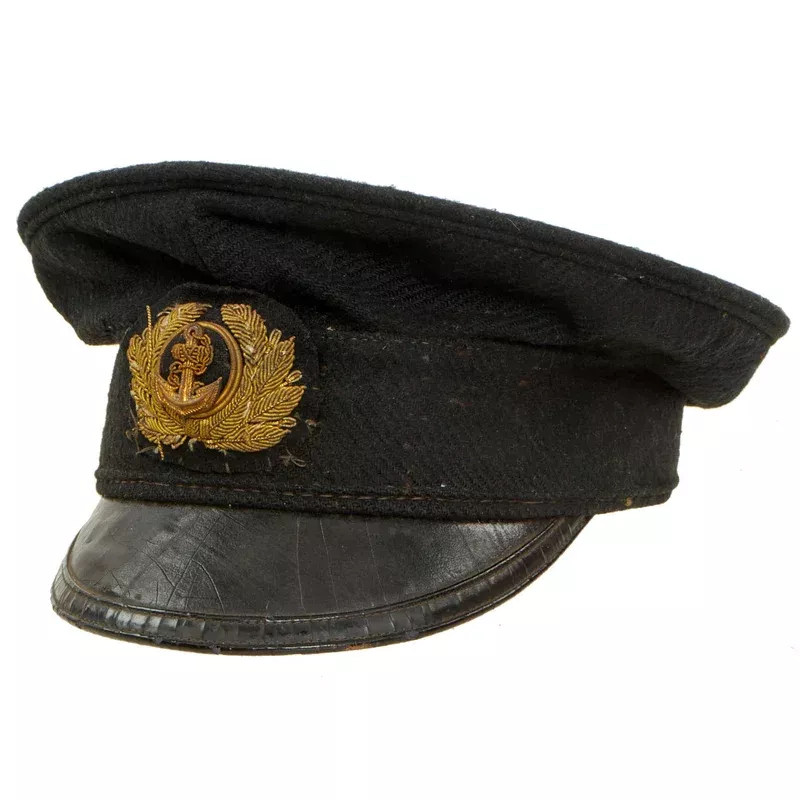Original WWII Imperial Japanese Navy Officer Visor Cap