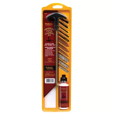 Outers Universal Pistol Cleaning Kit with Brushes