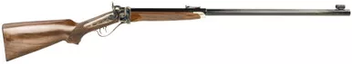 Pedersoli 1877 Sharps Long Range Single Shot Rifle 45-70 Government 30" Black Barrel Black Frame Walnut Field Stock