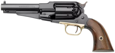 Pietta 1858 Remington Army Sheriff Black Powder Revolver 44 Caliber 5.5" Blued Barrel Walnut Grip