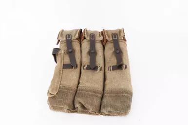 Post-War MP44 Magazine Pouch with Three Reproduction Magazines