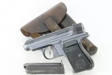 Rare Prussian State Police Sauer Behorden - Matching Holster