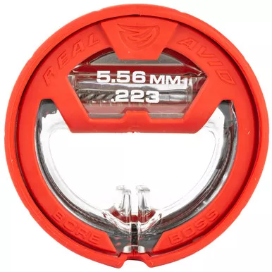 Real Avid Bore Boss Self-Contained Pull-Through Bore Cleaner 223 Caliber, 5.56mm
