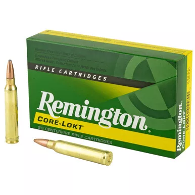Remington Core-Lokt 300 Winchester Magnum Ammo 180 Grain Jacketed Soft Point Box of 20