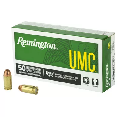 Remington UMC .380 ACP Ammo 95 Grain Full Metal Jacket Box of 50