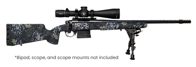 Rf017S221814T19 Horizon Vandal Prime Bolt Action Rifle 22 Creedmoor 18" Black Fluted Threaded Barrel Black Stock