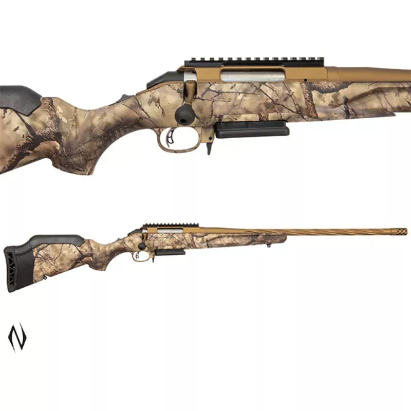 RUGER AMERICAN GEN II GO WILD CAMO 6.5 CREEDMOOR 22″ WITH MUZZLE BRAKE AI 3 SHOT