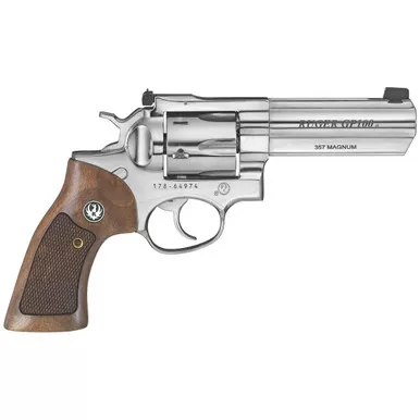 Ruger GP100 .357 Magnum Pistol 4.2" Barrel 6-Round High Polish Stainless Steel
