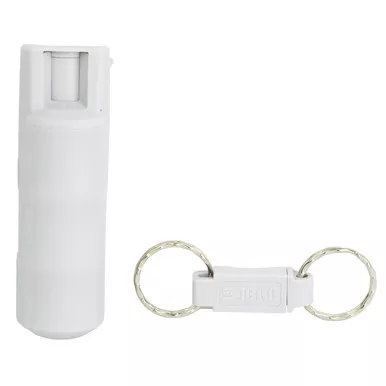 Sabre Pepper Spray 0.54 oz Keychain Hard Case Lt Gray
