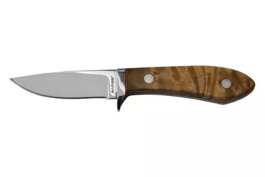 Sarge Knives TK Bird Knife, 2.5" Blade, Maple Burlwood Handle