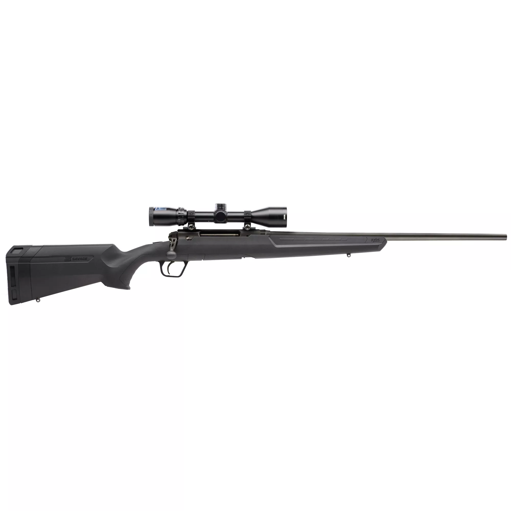 Savage Arms 57261 Axis XP Full Size 308 Win 4+1 22” Matte Black Button-Rifled Barrel, Matte Black Drilled & Tapped Steel Receiver, Matte Black Synthetic Stock, Weaver 3-9x40mm, Right Hand